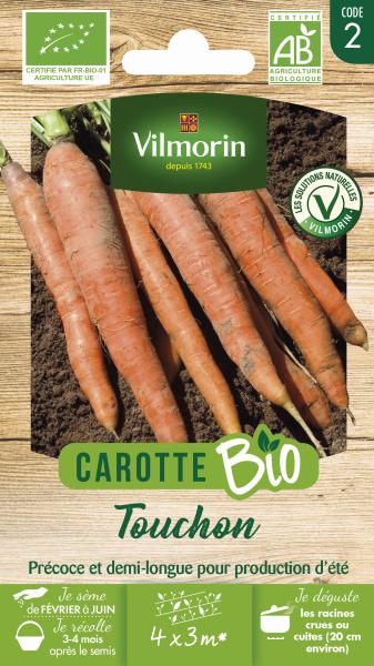 Potagères - Carotte Touchon - BIO - face recto